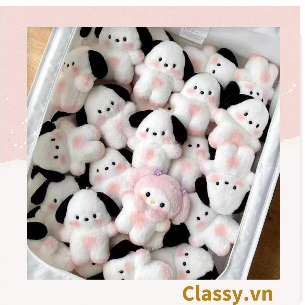  [GIAO HÀNG 7-25 NGÀY] Classy Móc khóa gấu cún nhỏ xinh, móc khóa balo, phụ kiện thời trang PK1581 