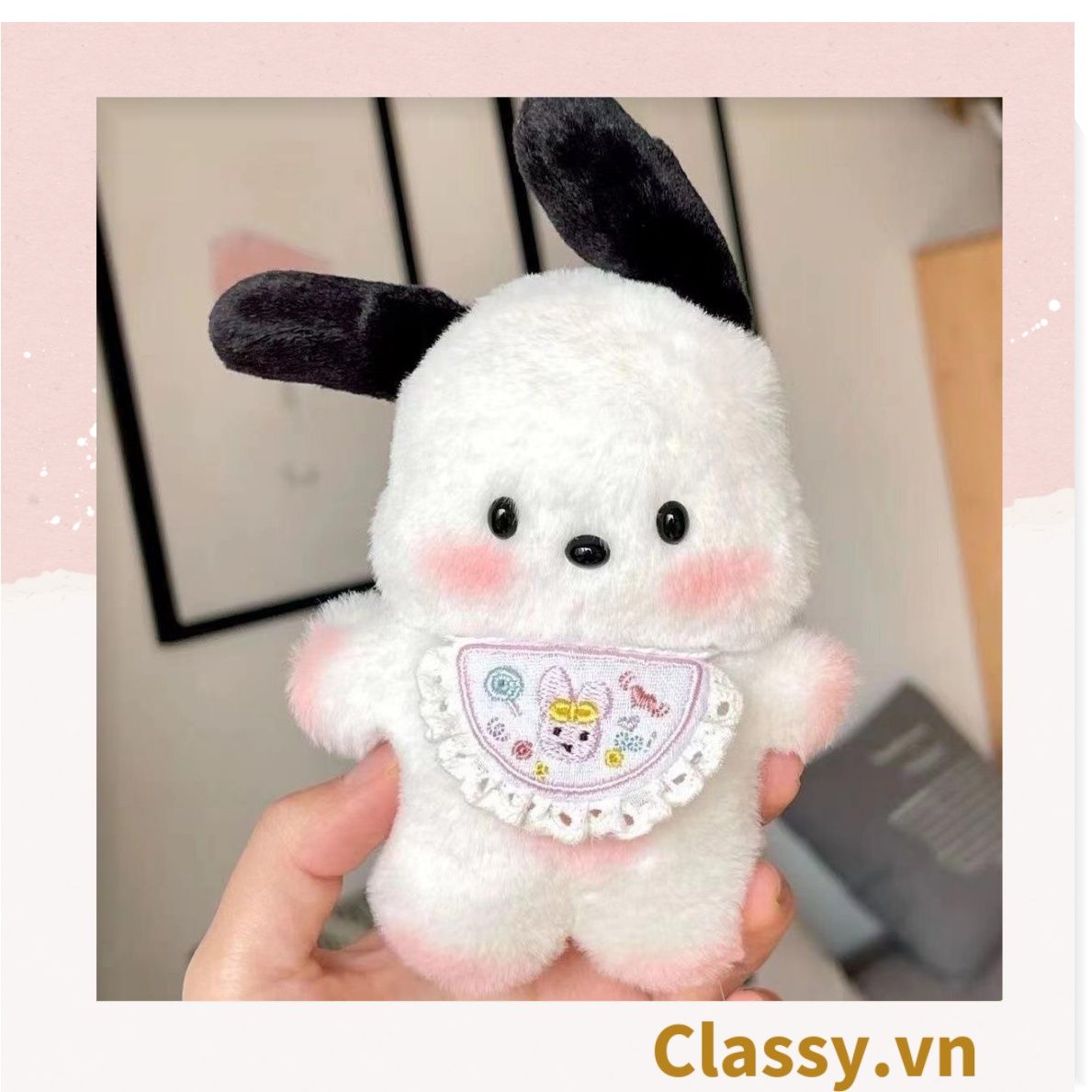  [GIAO HÀNG 7-25 NGÀY] Classy Móc khóa gấu cún nhỏ xinh, móc khóa balo, phụ kiện thời trang PK1581 