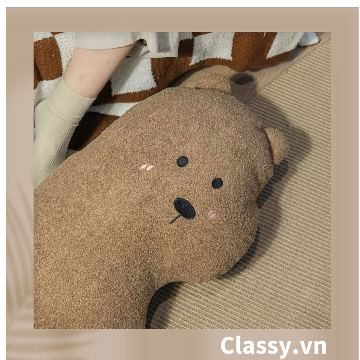  [GIAO HÀNG 7-25 NGÀY] Classy gấu bông đồ chơi hình con vật siêu mịn siêu êm B1368 