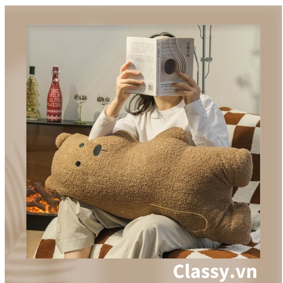  [GIAO HÀNG 7-25 NGÀY] Classy gấu bông đồ chơi hình con vật siêu mịn siêu êm B1368 