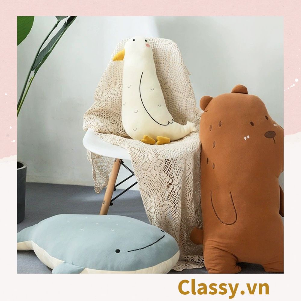  [GIAO HÀNG 7-25 NGÀY] Classy gấu bông đồ chơi hình con vật siêu mịn siêu êm B1368 