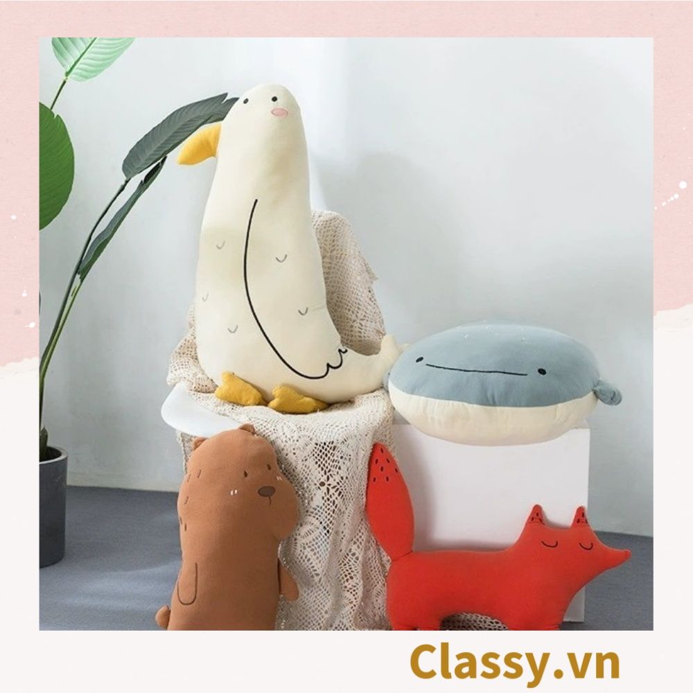  [GIAO HÀNG 7-25 NGÀY] Classy gấu bông đồ chơi hình con vật siêu mịn siêu êm B1368 