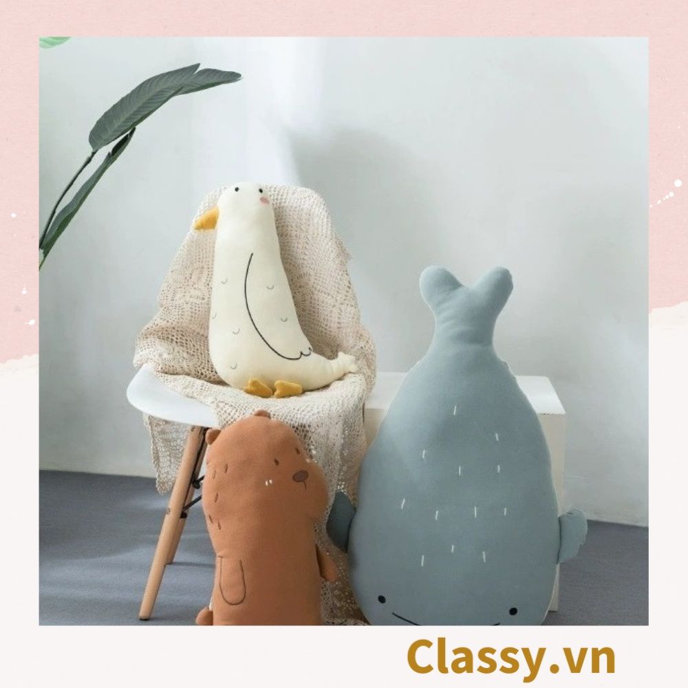  [GIAO HÀNG 7-25 NGÀY] Classy gấu bông đồ chơi hình con vật siêu mịn siêu êm B1368 