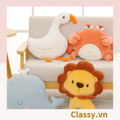  [GIAO HÀNG 7-25 NGÀY]  Classy Gối ôm, gối đệm sofa hình con vật đáng yêu siêu êm siêu mịn B1377 
