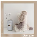  Classy Gấu bông, thú nhồi bông cỡ 25CM làm quà tặng siêu êm siêu mịn B1379 