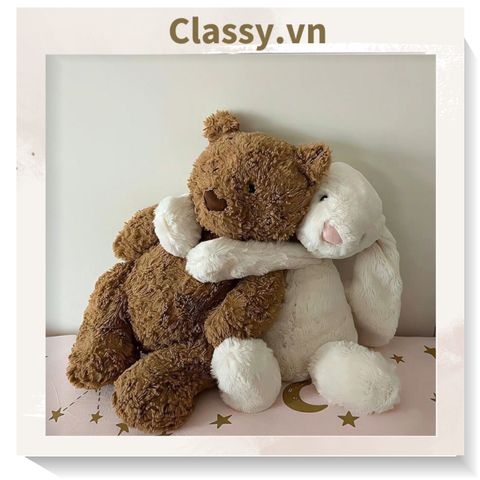  Classy Gấu bông, thú nhồi bông cỡ 25CM làm quà tặng siêu êm siêu mịn B1379 