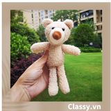  [GIAO HÀNG 7-25 NGÀY]  Classy Gấu bông, thú nhồi bông cỡ nhỏ làm quà tặng, móc khóa B1408 