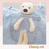  [GIAO HÀNG 7-25 NGÀY]  Classy Gấu bông, thú nhồi bông cỡ nhỏ làm quà tặng, móc khóa B1408 