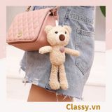  [GIAO HÀNG 7-25 NGÀY]  Classy Gấu bông, thú nhồi bông cỡ nhỏ làm quà tặng, móc khóa B1408 