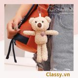  [GIAO HÀNG 7-25 NGÀY]  Classy Gấu bông, thú nhồi bông cỡ nhỏ làm quà tặng, móc khóa B1408 