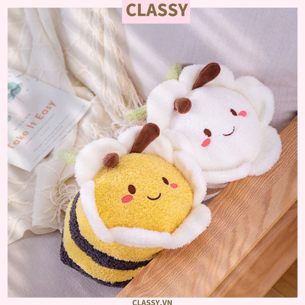 [GIAO HÀNG 7-25 NGÀY] Classy Gối ôm, gối đệm sofa hình con ong thợ đáng yêu siêu êm siêu mịn vừa vòng ôm B1644 