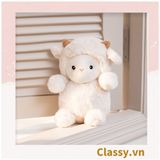  Classy Cừu bông màu trắng kích thước 25CM siêu êm siêu mịn chất liệu bông cao cấp B1783 