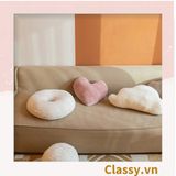  Gối ôm, gối đệm sofa hình trái tim hoặc đám mây trang trí ghế sofa, trang trí nhà cửa siêu êm mịn,Valentine,15-2, lễ tình nhân B1824 