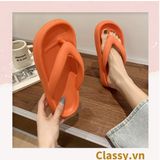  Dép nam nữ xỏ ngón đế mềm chống trượt, chất liệu EVA, màu sắc dễ thương thích hợp mang trong nhà và ngoài trời G1063 
