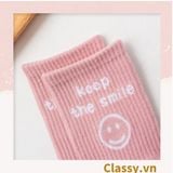  Classy Tất cổ cao, vớ cổ cao ngày mới vui vẻ, chất cotton siêu êm chân G1349 