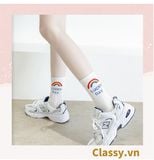  Classy Tất cổ cao, vớ cổ cao ngày mới vui vẻ, chất cotton siêu êm chân G1349 