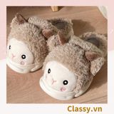  [GIAO HÀNG 7-25 NGÀY] Classy Dép lông đi trong nhà, spa, hình con vật đáng yêu, siêu êm, siêu ấm chân G1372 