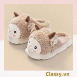  [GIAO HÀNG 7-25 NGÀY] Classy Dép lông đi trong nhà, spa, hình con vật đáng yêu, siêu êm, siêu ấm chân G1372 