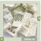  Classy Tất cổ cao, vớ cổ cao tai bèo chất liệu cotton nhiều họa tiết G1390 - G1391 - G1392 - G1393 