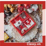  [GIAO HÀNG 7-25 NGÀY] Classy Tất nữ vớ nữ họa tiết noel siêu dễ thương, chất liệu dày dặn G1397 