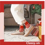  [GIAO HÀNG 7-25 NGÀY] Classy Tất nữ vớ nữ họa tiết noel siêu dễ thương, chất liệu dày dặn G1397 