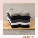  Classy Tất cổ ngắn, vớ cổ ngăn cotton dày dặn, phù hợp cả nam và nữ G1406 