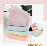  [GIAO HÀNG 7-25 NGÀY]  Classy Tất cotton, vớ cotton không cổ, phù hợp nhiều loại giày dép G1407 