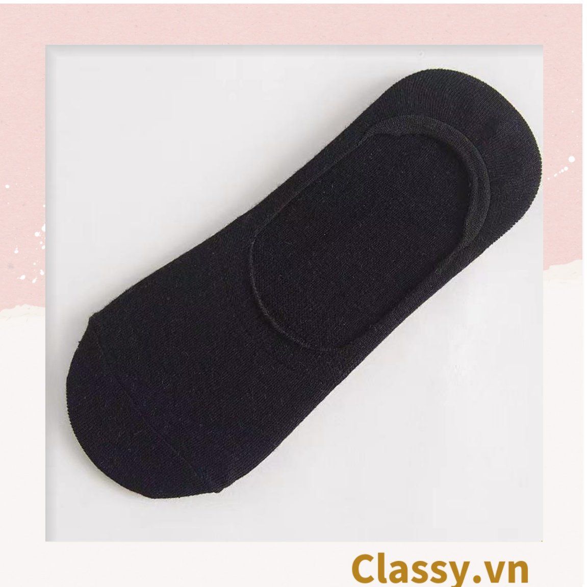  [GIAO HÀNG 7-25 NGÀY]  Classy Tất cotton, vớ cotton không cổ, phù hợp nhiều loại giày dép G1407 