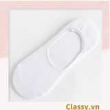  [GIAO HÀNG 7-25 NGÀY]  Classy Tất cotton, vớ cotton không cổ, phù hợp nhiều loại giày dép G1407 