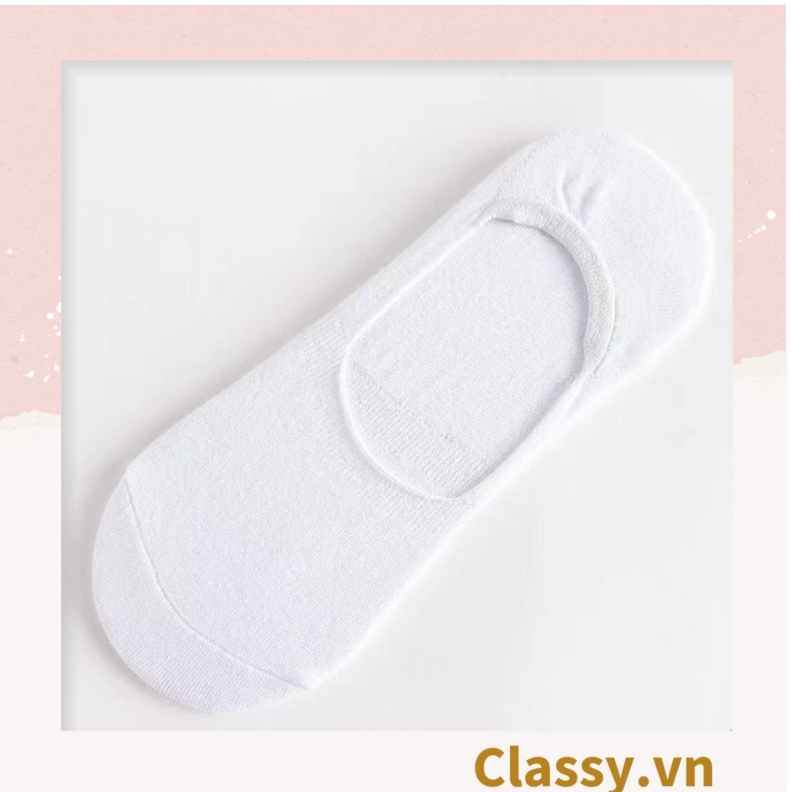  [GIAO HÀNG 7-25 NGÀY]  Classy Tất cotton, vớ cotton không cổ, phù hợp nhiều loại giày dép G1407 