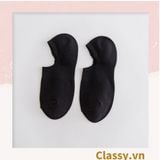  Tất cổ ngắn, vớ cổ ngắn cotton trơn nhiều màu pastel G1427 