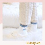  [GIAO HÀNG 7-8464 NGÀY]  Classy Tất bông cổ cao, vớ bông cổ cao siêu giữ ấm, họa tiết ngộ nghĩnh G1428 