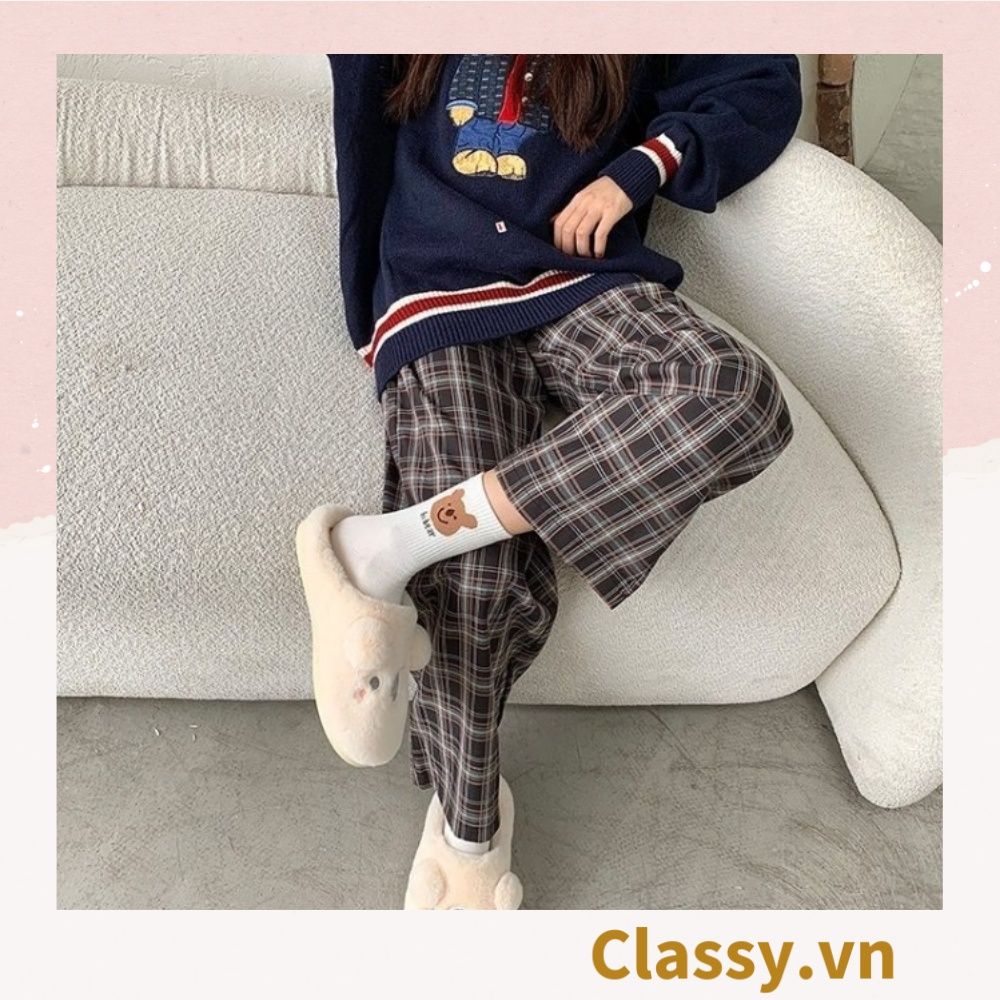  [GIAO HÀNG 7-25 NGÀY] Classy Tất trắng cổ cao chất liệu cotton, họa tiết ngẫu nhiên G1429 
