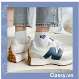  Classy Tất cổ cao, vớ cổ cao màu trơn, chất cotton dày dặn siêu ấm G1472 