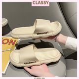  Dép nữ quai ngang đế cao đi trong nhà nữ quai ngang đế cao chất liệu eva chống ngấm nước G1701 