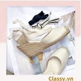  GIÀY CÓI ĐẾ XUỒNG QUAI GIÀY CỘT NƠ [G421] 
