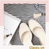  GIÀY CÓI ĐẾ XUỒNG QUAI GIÀY CỘT NƠ [G421] 