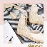  GIÀY CÓI ĐẾ XUỒNG QUAI GIÀY CỘT NƠ [G421] 