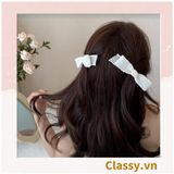  [GIAO HÀNG 7-25 NGÀY] Kẹp tóc nơ nhiều màu phong cách hàn quốc dễ thương PK1017, có thể kẹp mái, kẹp tóc nửa đầu 