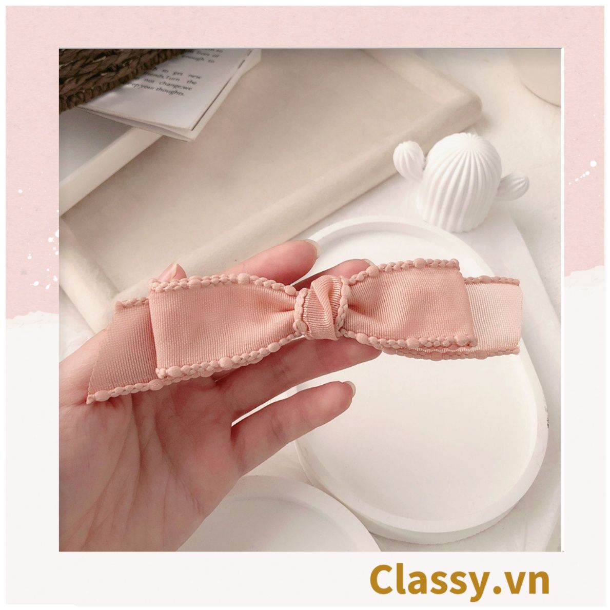  [GIAO HÀNG 7-25 NGÀY] Kẹp tóc nơ nhiều màu phong cách hàn quốc dễ thương PK1017, có thể kẹp mái, kẹp tóc nửa đầu 