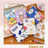  Combo 100 cuốn Sổ tay mini họa tiết dễ thương 85x120mm, ghi chép từ vựng, công thức tiện lợi mang theo bên người PK1139 (ORDER) 