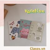  Combo 100 cuốn Sổ tay mini họa tiết dễ thương 85x120mm, ghi chép từ vựng, công thức tiện lợi mang theo bên người PK1139 (ORDER) 