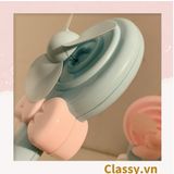 [GIAO HÀNG 7-25 NGÀY]  Quạt mini bấm tay nhiều màu nổi bật, nhỏ gọn dễ mang theo, thích hợp làm quà tặng PK1142 