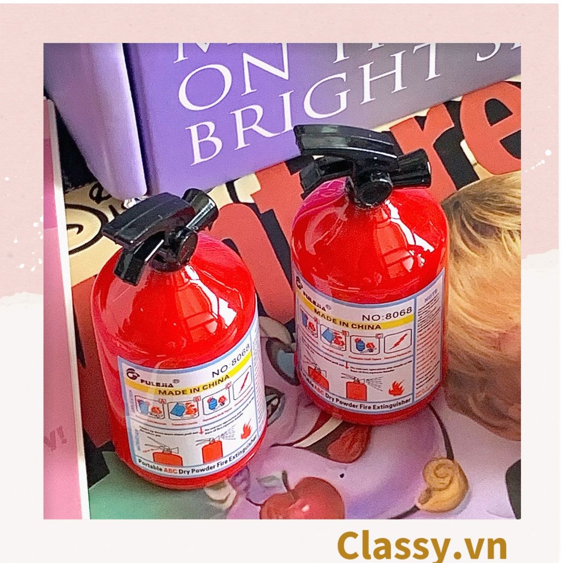  [GIAO HÀNG 7-25 NGÀY]  Gọt chì mini hình bình cứu hỏa màu đỏ PK1144 