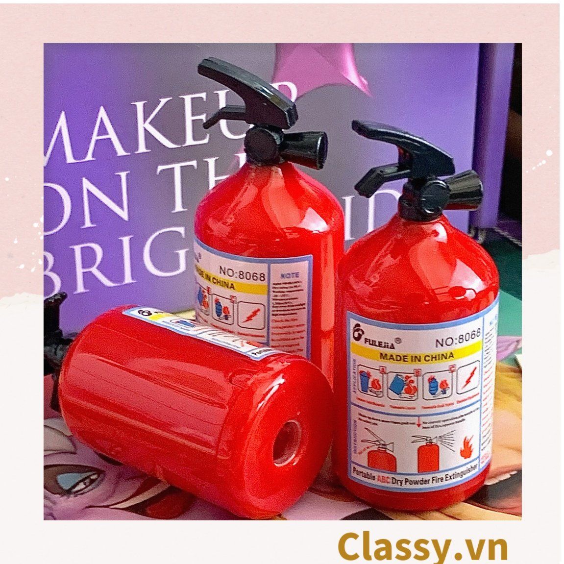 [GIAO HÀNG 7-25 NGÀY]  Gọt chì mini hình bình cứu hỏa màu đỏ PK1144 