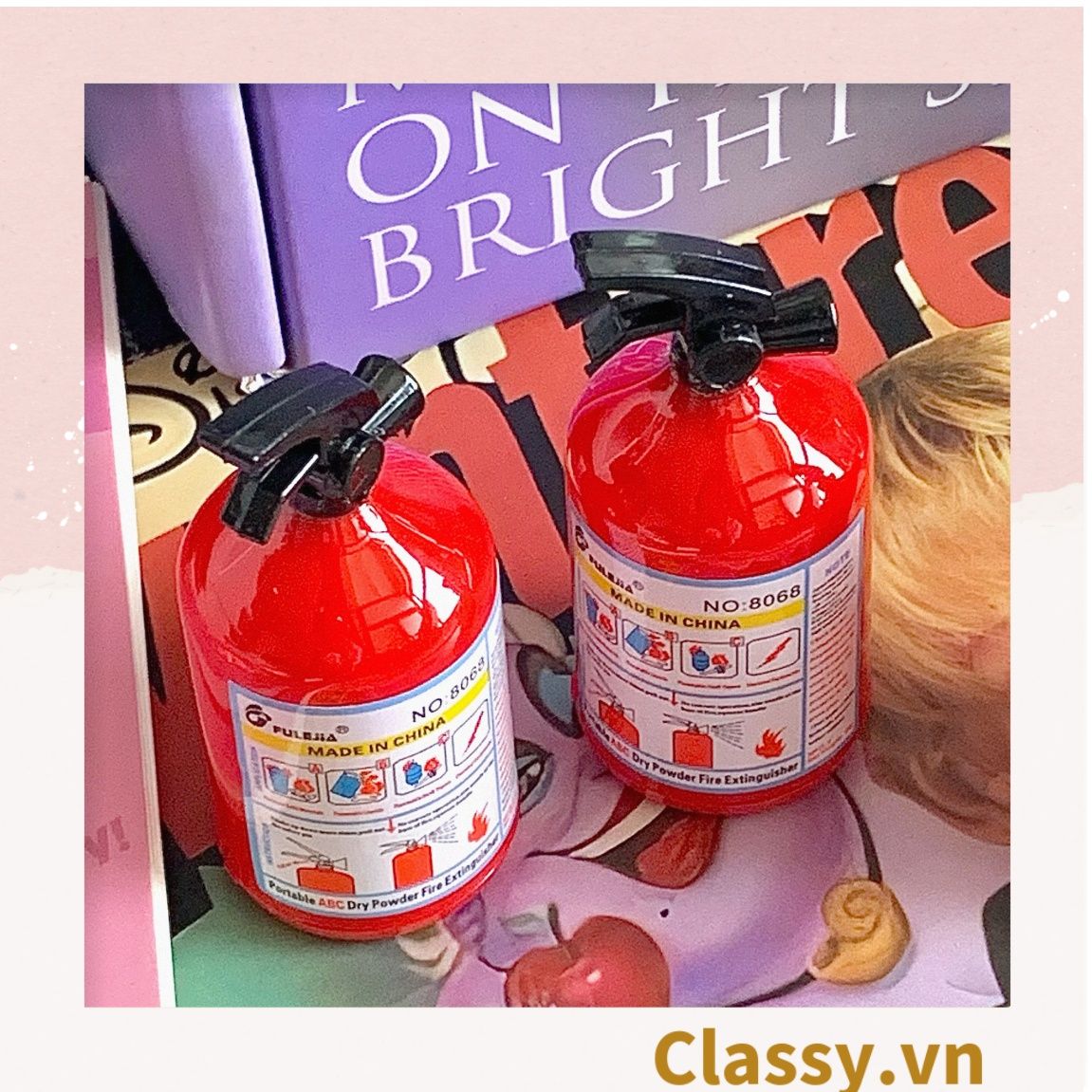  [GIAO HÀNG 7-25 NGÀY]  Gọt chì mini hình bình cứu hỏa màu đỏ PK1144 