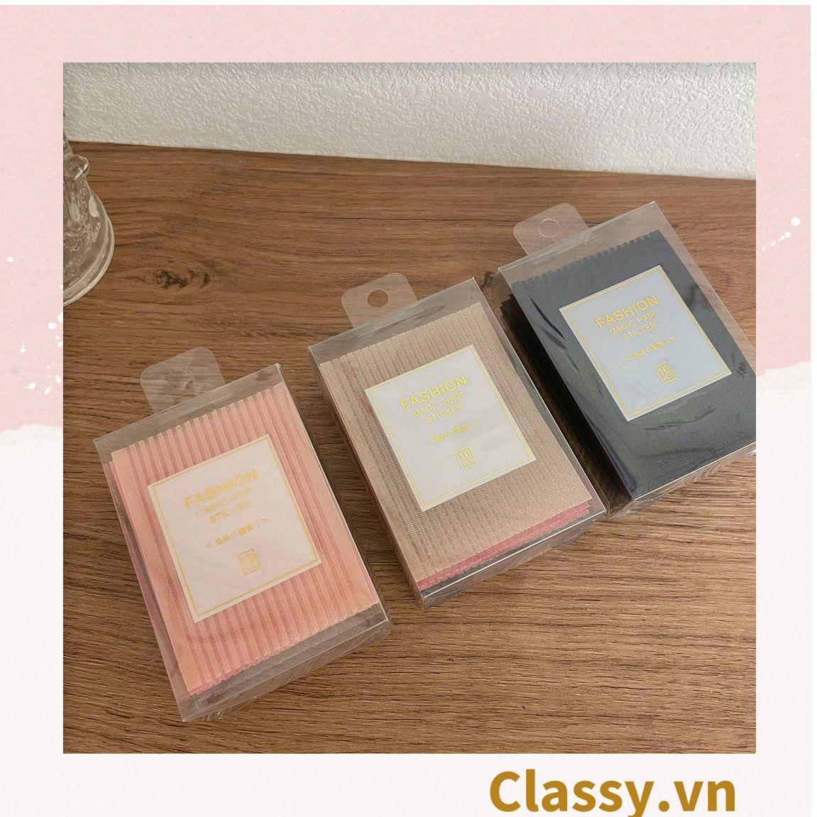  [GIAO HÀNG 7-25 NGÀY] COMBO 50 HỘP Miếng dán giữ tóc nhiều màu, giúp giữ tóc con, tiện lợi khi rửa mặt, trang điểm dành cho nam và nữ PK1155 