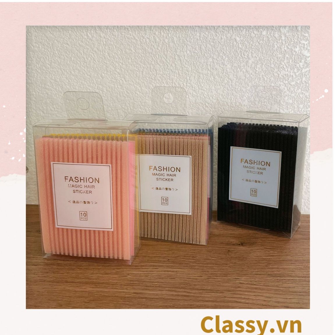  [GIAO HÀNG 7-25 NGÀY] COMBO 50 HỘP Miếng dán giữ tóc nhiều màu, giúp giữ tóc con, tiện lợi khi rửa mặt, trang điểm dành cho nam và nữ PK1155 