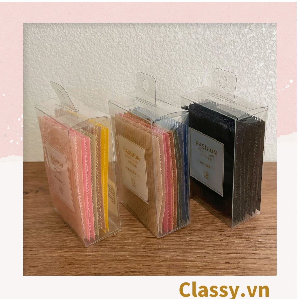  [GIAO HÀNG 7-25 NGÀY] COMBO 50 HỘP Miếng dán giữ tóc nhiều màu, giúp giữ tóc con, tiện lợi khi rửa mặt, trang điểm dành cho nam và nữ PK1155 