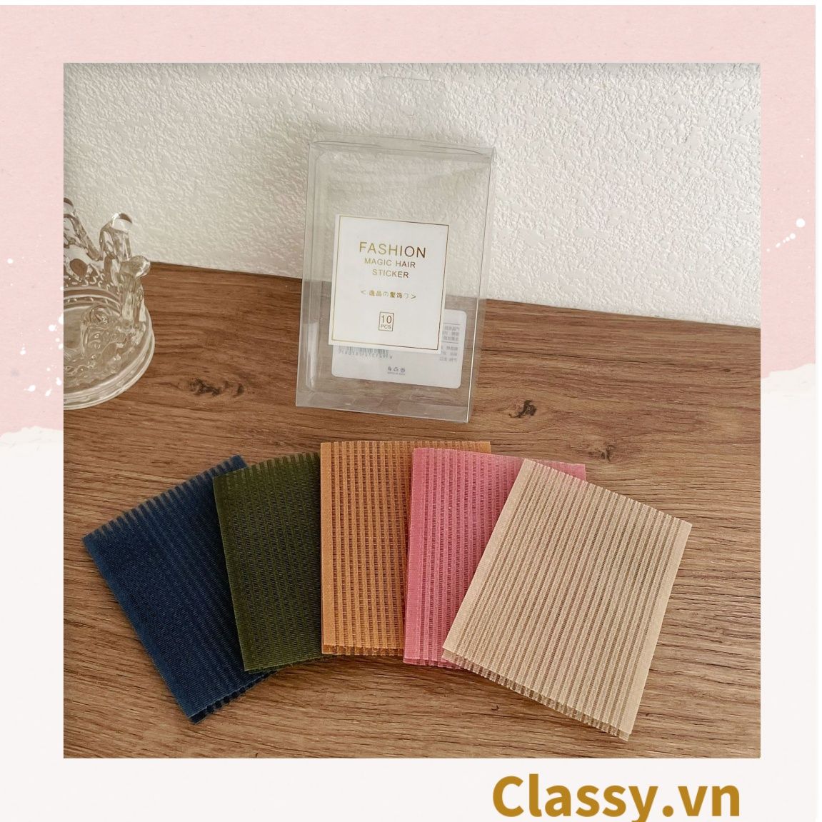  [GIAO HÀNG 7-25 NGÀY] COMBO 50 HỘP Miếng dán giữ tóc nhiều màu, giúp giữ tóc con, tiện lợi khi rửa mặt, trang điểm dành cho nam và nữ PK1155 